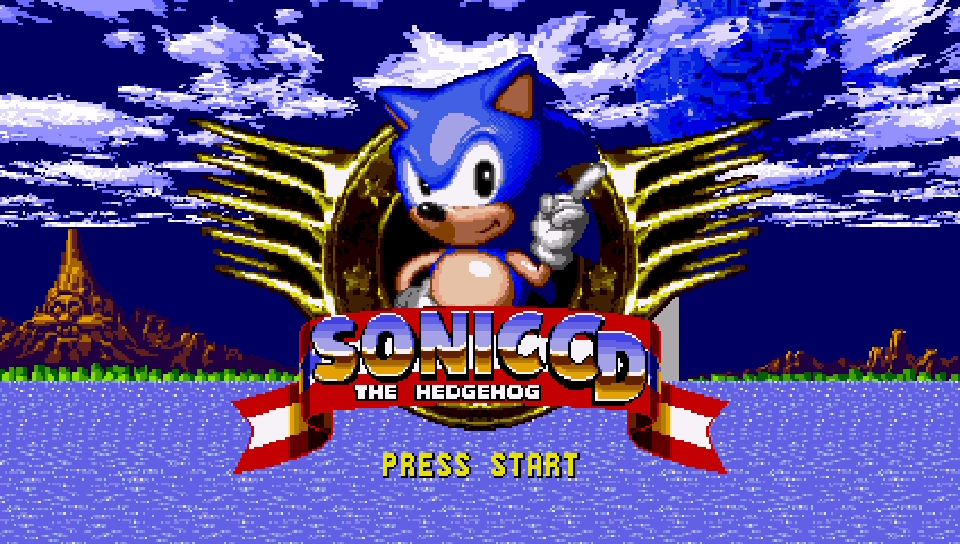 Sonic CD Title Screen