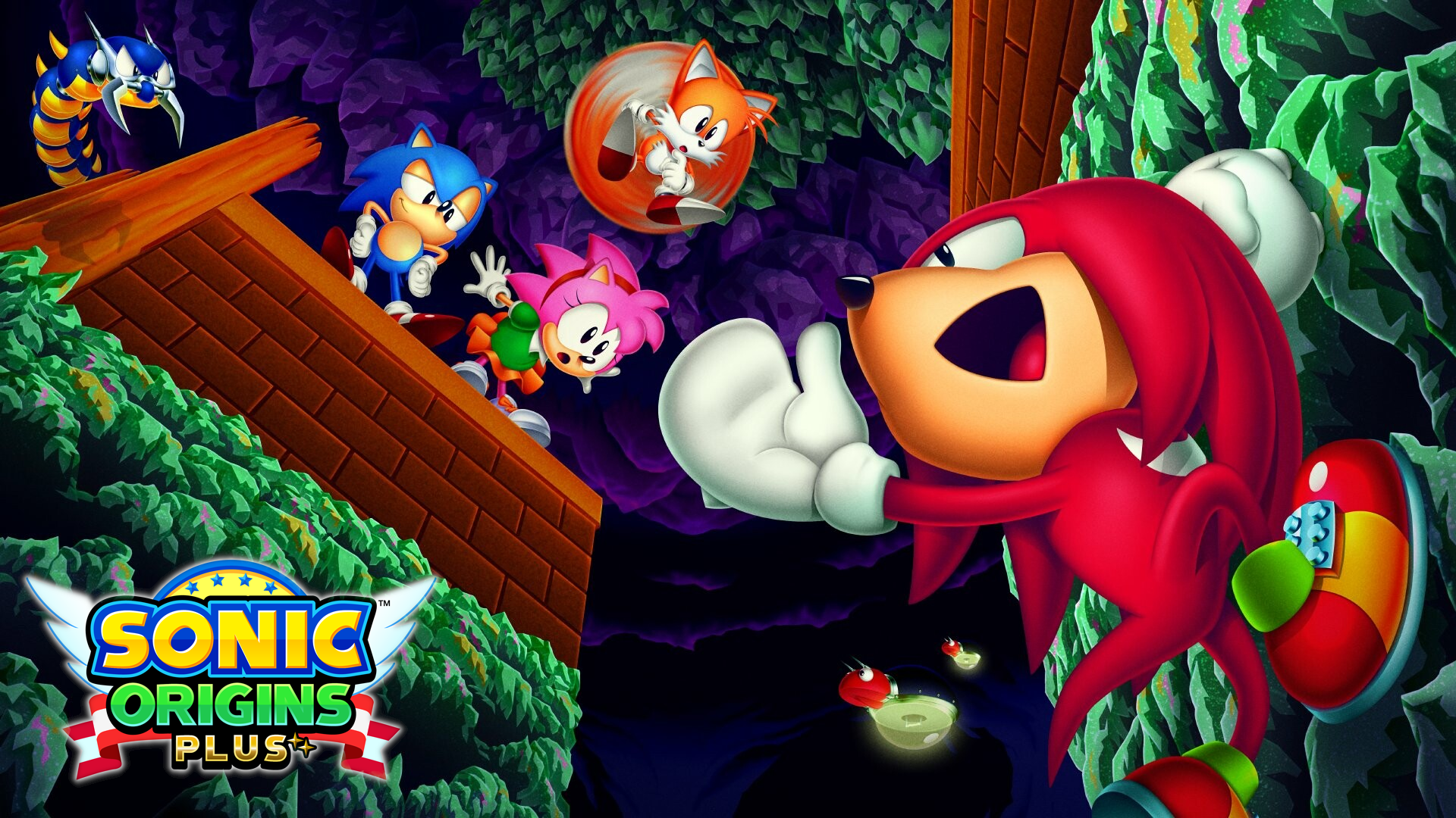 Sonic, Tails, Amy, and Knuckles — Sonic Origins artwork
